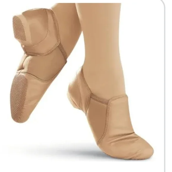Capezio E-Series Jazz Slip On Jazz Shoes - Caramel 3.5 M - Picture 1 of 12